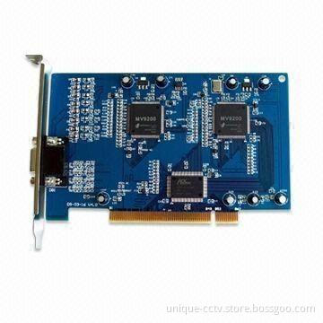 8-channel DVR Card, Supports 32-channel Real-time Compressing and Displaying